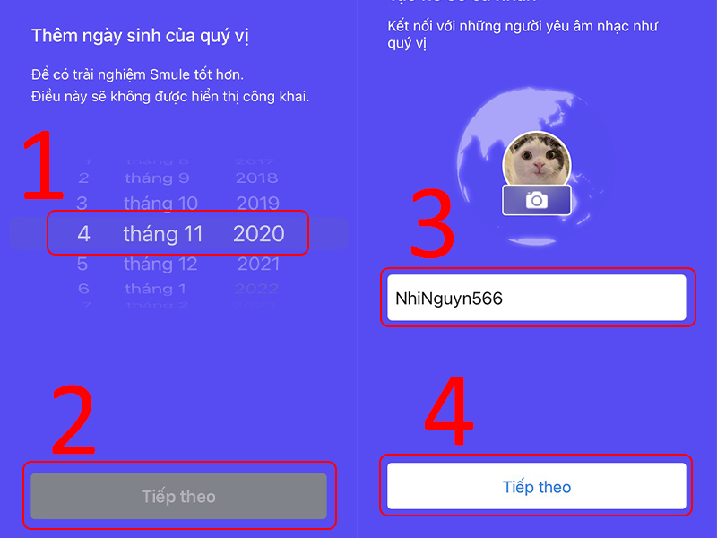 Nhập c&aacute;c th&ocirc;ng tin c&aacute; nh&acirc;n